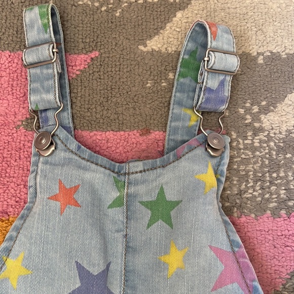 Rainbow star overall dress - Picture 3 of 5
